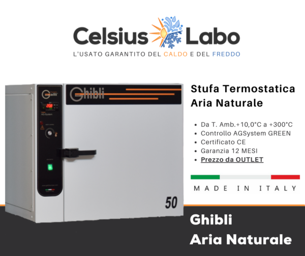 Celsius Labo-Ghibli-Stufa Termostatica-Aria Naturale-Fratelli Galli