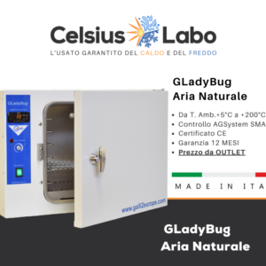 CelsiusLabo-Galli-Stufa Termostatica da Banco-GLadyBug-13L-30L